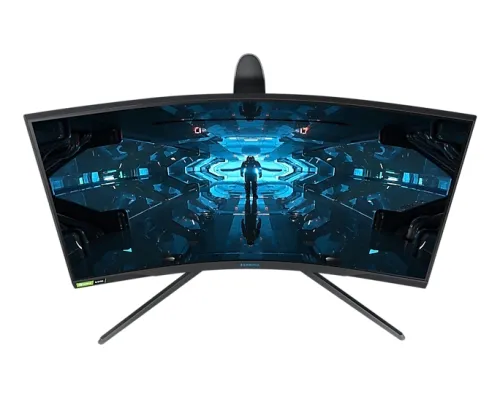 Монитор, Samsung 27G75, 26.9" Curved VA QLED, 1000R, 240 Hz, 1 ms GTG, 2560x1440, 350 cd/m2, 2500:1 Contrast, Mega DCR, Black Equalizer, FreeSync Premium Pro, G-Sync, Eye Saver Mode, Flicker Free, 2xDisplay Port 1.2, HDMI 2.0, 2xUSB 3.0, Headphone, Black - image 7
