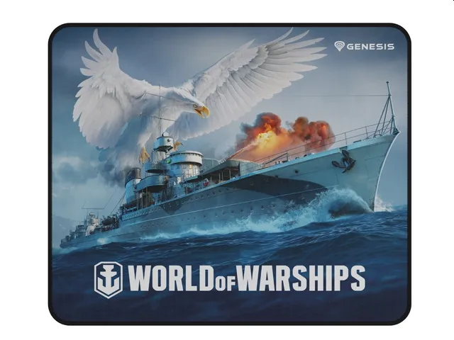 Подложка за мишка, Genesis Mouse Pad Carbon 500 M WOW Lighthing Edition 300x250 mm