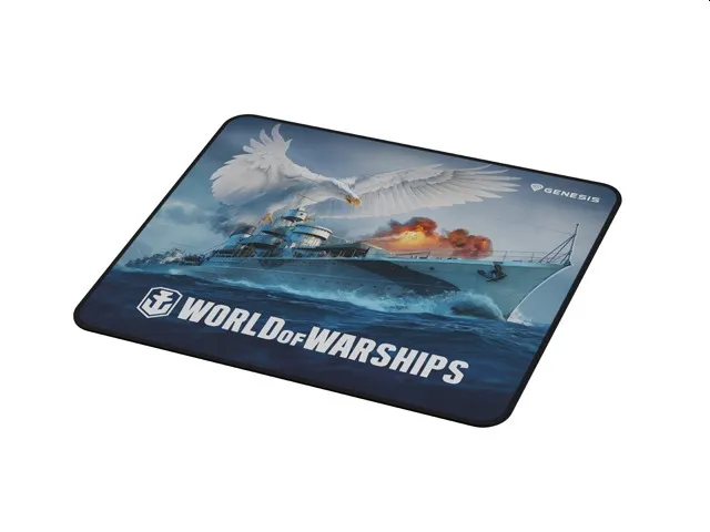 Подложка за мишка, Genesis Mouse Pad Carbon 500 M WOW Lighthing Edition 300x250 mm - image 1