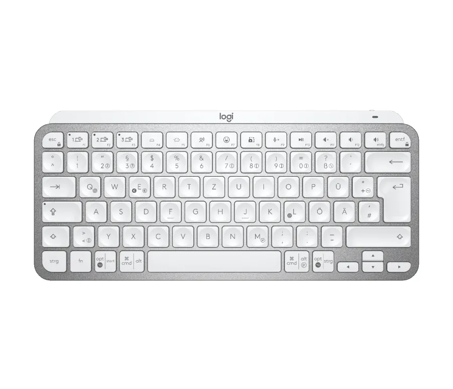 Клавиатура, Logitech MX Keys Mini Minimalist Wireless Illuminated Keyboard - PALE GREY - US Intl