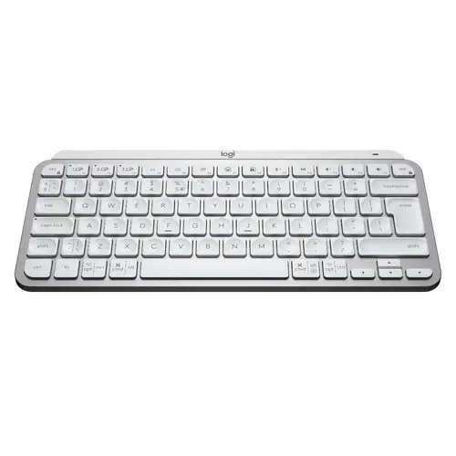 Tastatură, Logitech MX Keys Mini Tastatură minimalistă wireless iluminată - PALE GREY - US Intl - 2