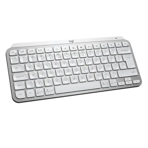 Tastatură, Logitech MX Keys Mini Tastatură minimalistă wireless iluminată - PALE GREY - US Intl - 1