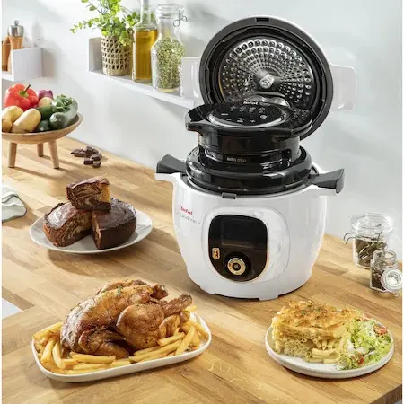 Aparat pentru gătit sănătos, Tefal EY150830 EXTRA CRISP LID BLK EE - 12