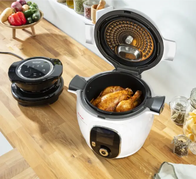 Συσκευή υγιεινού μαγειρέματος, Tefal EY150830 EXTRA CRISP LID BLK EE - image 5