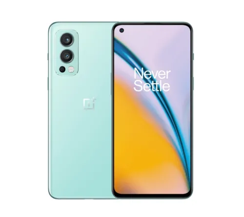 Мобилен телефон, OnePlus Nord 2 5G DN2103, 12GB RAM, 256GB, 8 Core Dimensity 1200-AI, 6,43" 90Hz AMOLED 2400x1080, IMX766 50MP + 8MP + 2MP, IMX615 30MP Selfie, 4500mAh, Dual SIM, Android 11, Blue Haze