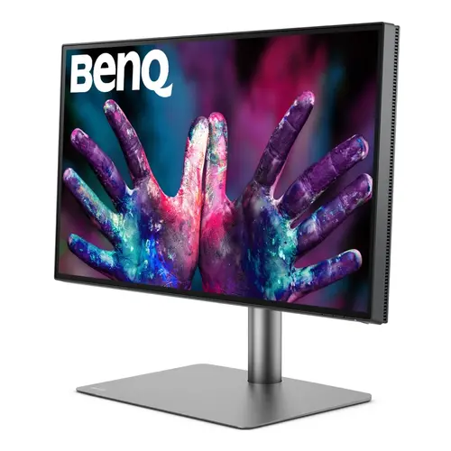 Монитор, BenQ PD2725U 27" IPS LED 5ms 3840x2160 4K UHD, DesignVue Thunderbolt Mon, AQCOL., 100% sRGB, HDR400, B.I., LBL,KVM Sw, ICCsync, CAD/CAM, DualView, Contr.1200:1, 400 cd/m2, 2xHDMI, DP, Thb 3(PD65W, DP alt), USB3.1 Hub, Sp.2x2.5W, HAdj., Swivel, Tilt, Gray - image 2