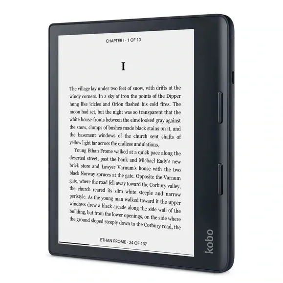 Четец за Е-книги, Kobo Sage e-Book Reader E Ink Flush Touchscreen 8 inch Black - image 1