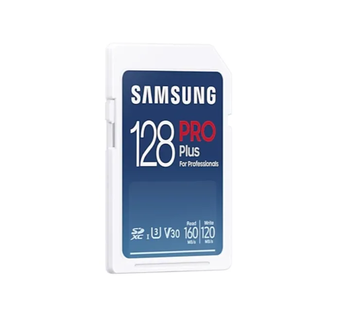 Памет, Samsung 128GB SD Card PRO Plus, Class10, Read 160MB/s - Write 120MB/s - image 1