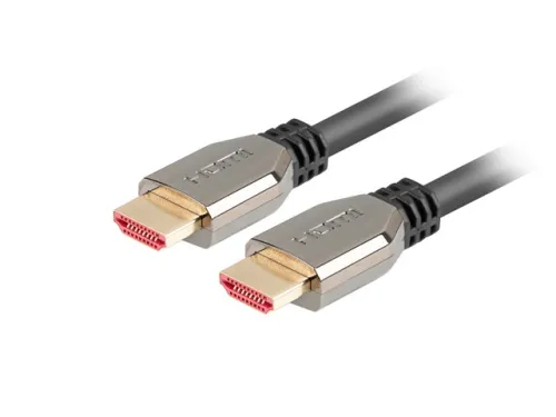 Кабел, Lanberg HDMI M/M V2.1 1m 8K 60Hz, black