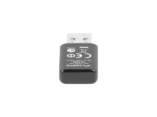 Адаптер, Lanberg Wireless Network Card USB AC1200 Dual Band 2x Internal Antenna - image 1