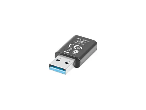 Адаптер, Lanberg Wireless Network Card USB AC1200 Dual Band 2x Internal Antenna - image 2