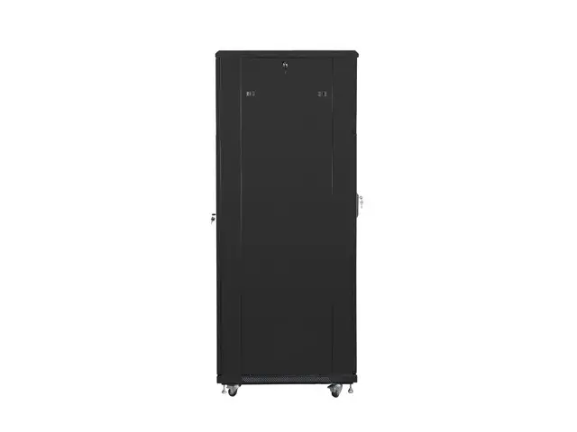 Cabinet de comunicații, Lanberg rack cabinet 19" de sine stătător 42U / 800x800 pentru autoasamblare (flat pack) cu ușă perforată, negru - image 4