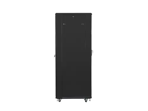 Комуникационен шкаф, Lanberg rack cabinet 19" free-standing 42U / 800x800 self-assembly flat pack with mesh door, black - image 4