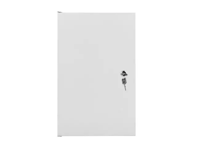 Комуникационен шкаф, Lanberg rack cabinet 10" wall-mount 9U / 280x310 self-assembly flat pack with metal door, grey - image 1