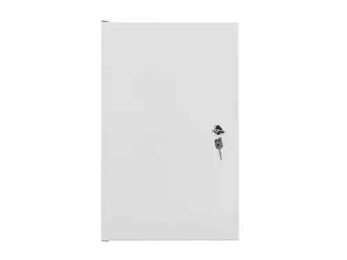 Cabinet de comunicații, Lanberg rack cabinet 10" montaj pe perete 9U / 280x310 pentru autoasamblare (flat pack) cu ușă metalică, gri - 2