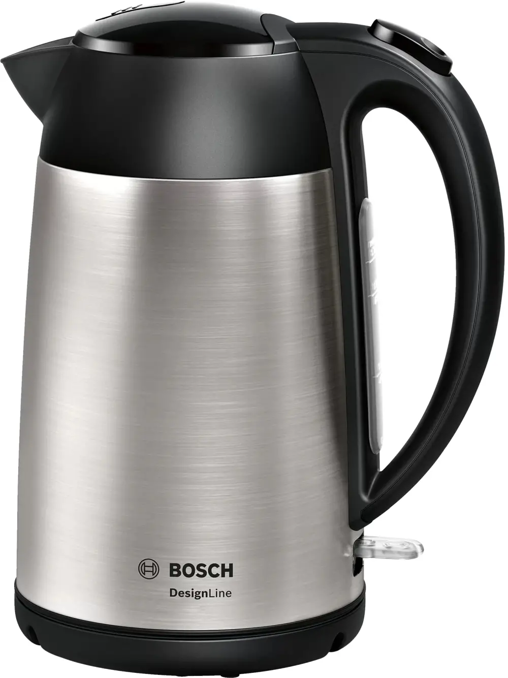 Електрическа кана, Bosch TWK3P420, Kettle, DesignLine, 2000-2400 W, 1.7 l,  Stainless steel