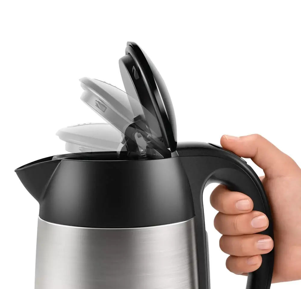 Електрическа кана, Bosch TWK3P420, Kettle, DesignLine, 2000-2400 W, 1.7 l,  Stainless steel - image 3