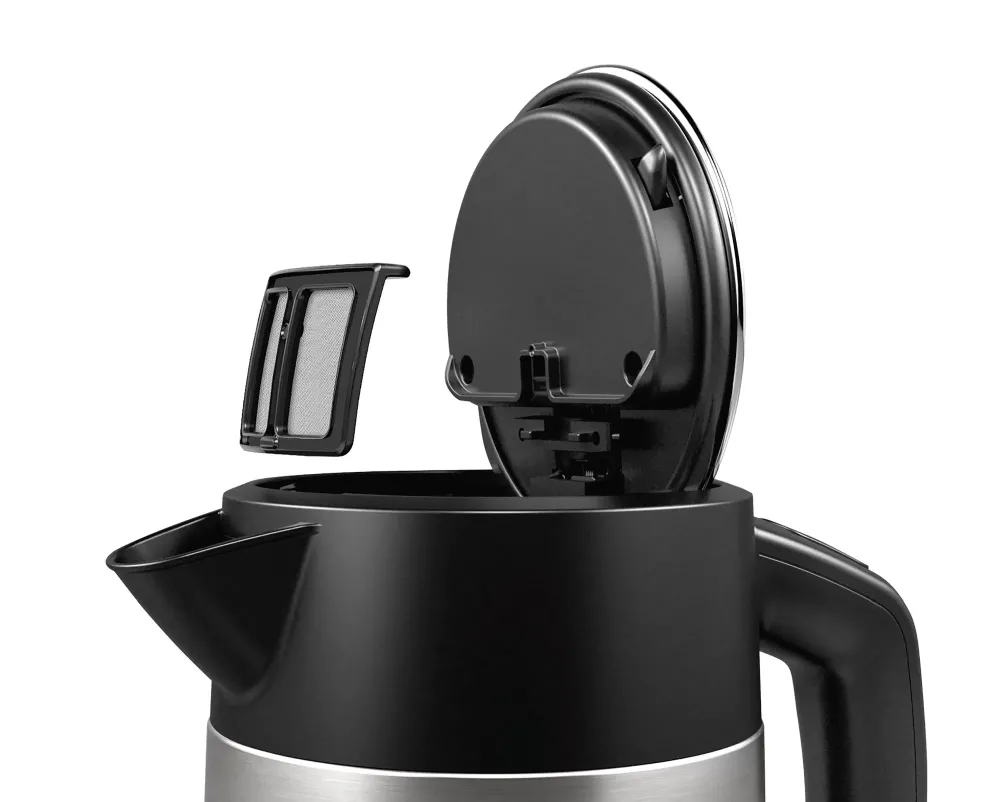 Електрическа кана, Bosch TWK4P440, Kettle, DesignLine, 2000-2400 W, 1.7 l,  OneCup function, Stainless steel - image 2