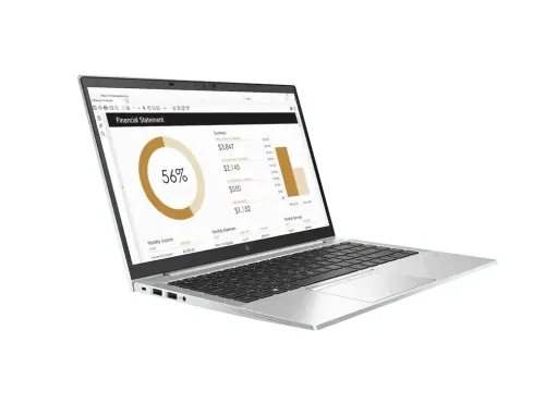 Лаптоп, HP EliteBook 845 G8, Ryzen 7 Pro 5850U(1.9Ghz, up to 4.4GH/16MB/8C), 14" FHD UWVA 400 nits AG + WebCam 720p, 16GB 3200Mhz 1DIMM, 512GB PCIe SSD, WiFi a/c + BT5, Backlit Kbd, FPR, Active SmartCard, 3C Long Life 3Y Warr, Win 10 Pro 64 bit - image 1