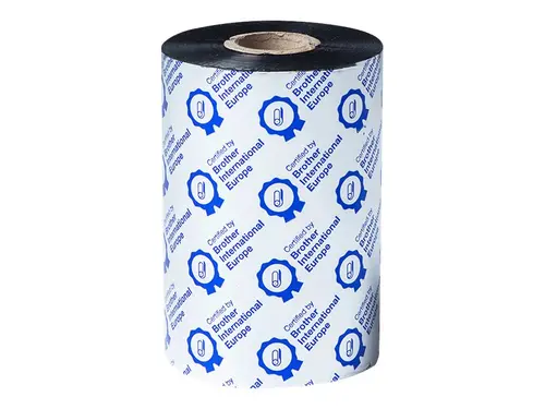 Консуматив, Brother BWS-1D450-110 Standard wax black 110mmx450m ribbon (PK OF 8) - image 2