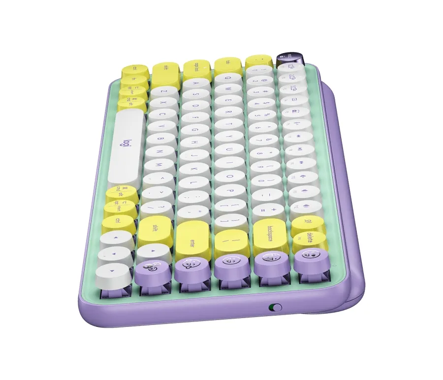 Клавиатура, Logitech POP Keys Wireless Mechanical Keyboard With Emoji Keys - DAYDREAM_MINT - US INT'L - INTNL - image 2