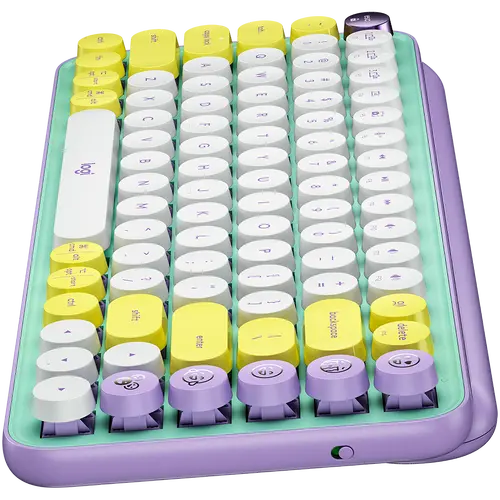 Клавиатура, Logitech POP Keys Wireless Mechanical Keyboard With Emoji Keys - DAYDREAM_MINT - US INT'L - INTNL - image 4
