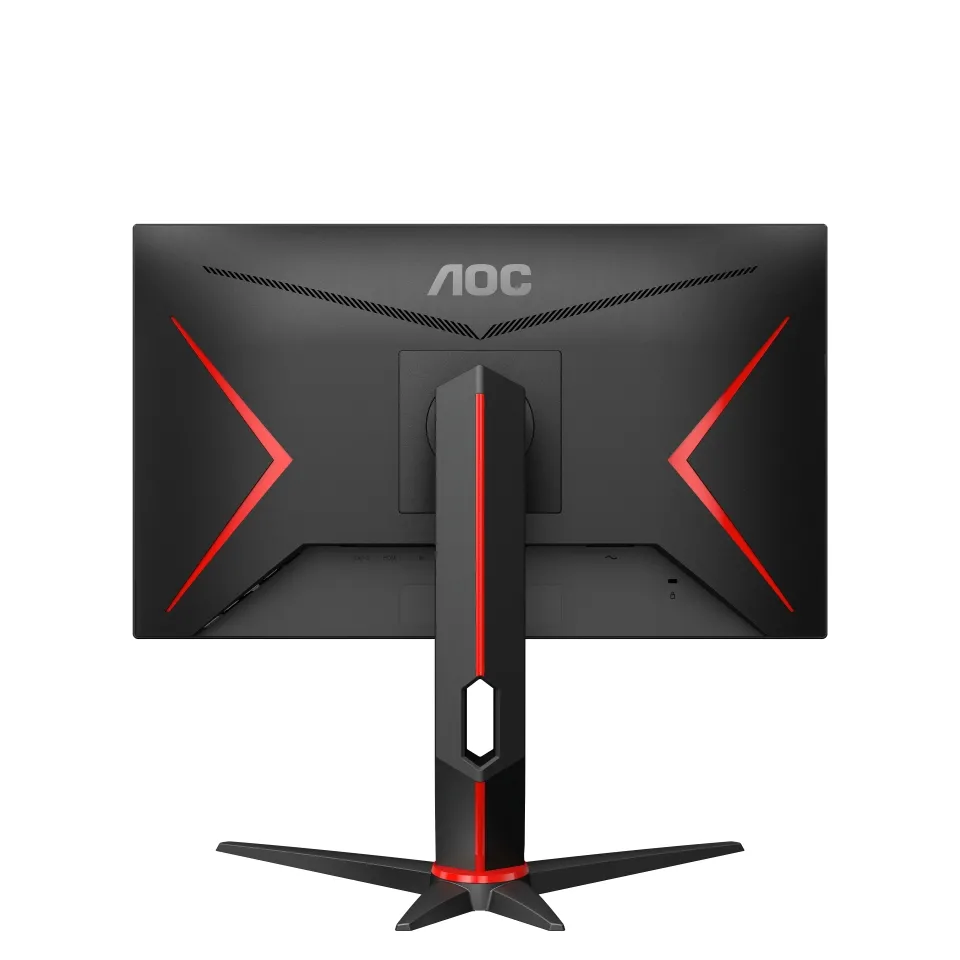 Монитор, AOC 24G2SU/BK 23.8" WLED VA 1920x1080@165Hz, 4ms GTG, 350cd/m2, 3000:1, 80M:1 DCR, FreeSync Premium, Low Blue Light, Tilt, Pivot, Height Adjust, Swivel, D-SUB, HDMI, DP, USB, Speakers, Black/Red - image 4