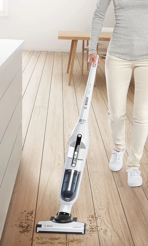 Прахосмукачка, Bosch BCH3K255, Wireless Vacuum Cleaner, 2 in 1, with built-in accessories, polar white metallic - image 6
