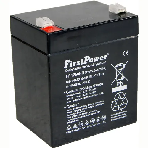 Батерия, FirstPower FP5-12 - 12V 5Ah F2