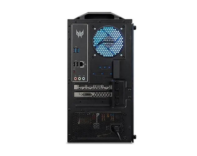 Настолен компютър, Acer Predator PO3-630, Intel Core i5-11400F (up to 4.4GHz, 12MB), 16GB DDR4(max.64GB 3200MHz), 512GB SSD PCI-e, M.2 slot free, no DVD, NVIDIA GeForce RTX 3070 8GB GDDR6, 2*USB 2.0, 6*USB 3.2, GLAN,WiFi 6 & BT5.1, 500W, Tempered Glass Side Panel,No OS - image 2