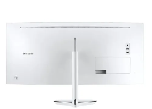 Монитор, Samsung 34J791, 34" CURVED VA, 1500R, 100Hz, 4 ms GTG, 21:9 3440x1440, 300cd/m2, 3000:1 , Flicker Free,FreeSync, DP, HDMI, USB 3.0 HUB, Thunderbolt 3, Stereo Spk, Headphone, 178°/178°, White Gray - image 1