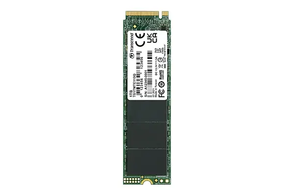 Твърд диск, Transcend 1TB, M.2 2280, PCIe Gen3x4, M-Key, QLC, DRAM-less
