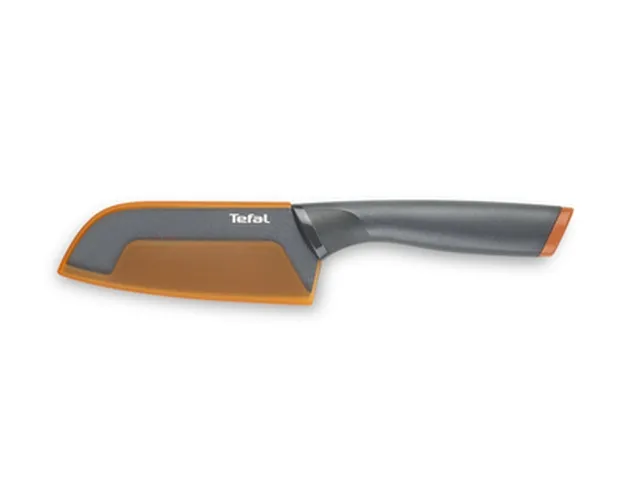 Нож, Tefal K1220104, Fresh Kitchen Santoku knife + cover 12 cm - image 1