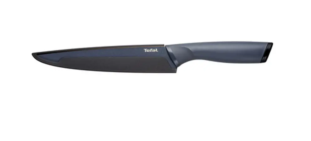 Нож, Tefal K1221205, Fresh Kitchen Slicing knife + cover 20 cm - image 1