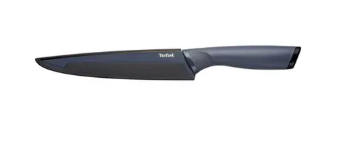 Нож, Tefal K1221205, Fresh Kitchen Slicing knife + cover 20 cm - image 1