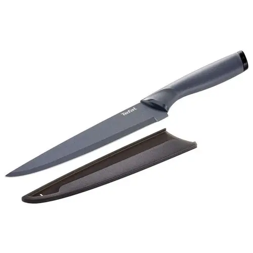 Нож, Tefal K1221205, Fresh Kitchen Slicing knife + cover 20 cm - image 2