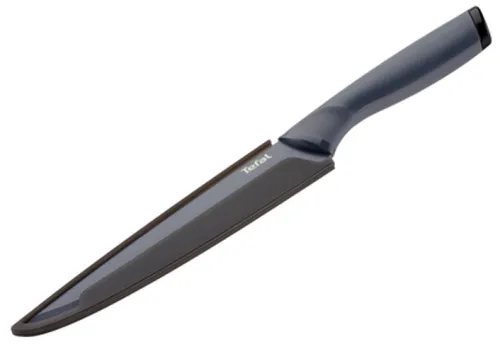 Нож, Tefal K1221205, Fresh Kitchen Slicing knife + cover 20 cm