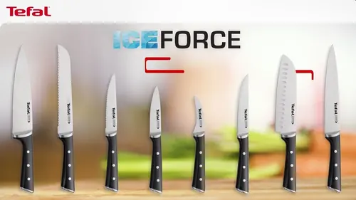 Нож, Tefal K2320614, Ingenio Ice Force sst. Santoku knife 18cm - image 6