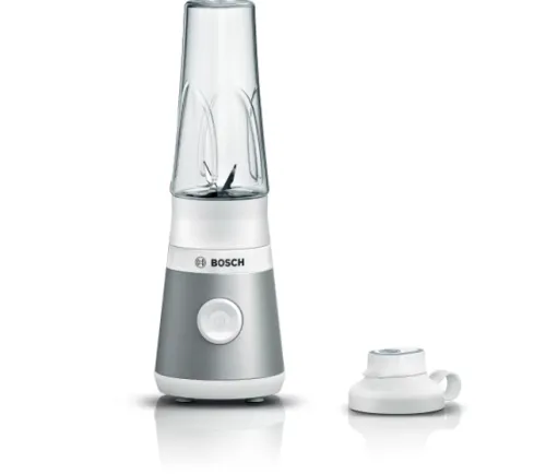 Блендер, Bosch MMB2111T, Blender VitaPower Series 2, 0,6 L, 450 W, ToGo bottle from Tritan, Silver