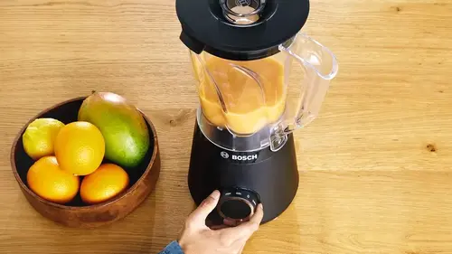 Μπλέντερ, Bosch MMB6141B Series 4, VitaPower Blender, 1200 W, Κανάτα μπλέντερ Tritan 1.5 l, Δύο ρυθμίσεις ταχύτητας και λειτουργία παλμού, Λεπίδες - 6