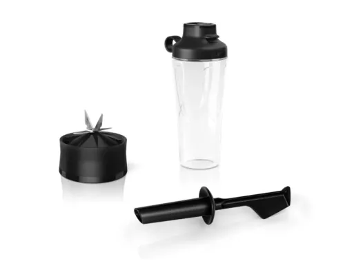 Блендер, Bosch MMB6174S Series 4, VitaPower Blender, 1200 W, Glass ThermoSafe jug 1.5 l, Tritan ToGo bottle 0.6 l, Two speed settings and pulse function, ProEdge stainless steel blades made in Solingen, Silver - image 2