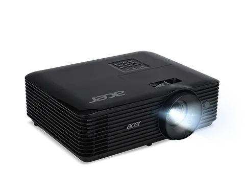 Мултимедиен проектор, Acer Projector X118HP, DLP, SVGA (800x600), 4000 ANSI Lumens, 20000:1, 3D, HDMI, VGA, RCA, Audio in, DC Out (5V/2A, USB-A), Speaker 3W, Bluelight Shield, Sealed Optical Engine, LumiSense, 2.7kg, Black - image 1