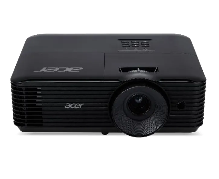 Мултимедиен проектор, Acer Projector BS-112P/X128HP, DLP, XGA (1024x768), 4000 ANSI Lumens, 20000:1, 3D, HDMI, VGA, RCA, Audio in, DC Out (5V/2A, USB-A), Speaker 3W, Bluelight Shield, LumiSense, 2.8kg, Black