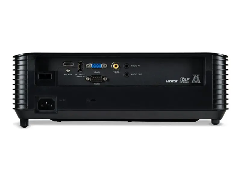 Мултимедиен проектор, Acer Projector X1128i, DLP, SVGA (800 x 600), 4800 ANSI Lm, 20 000:1, 3D, Auto keystone, Wireless dongle included, 24/7 operation, Wifi, HDMI, VGA in, RCA, RS232, Audio in/out, DC Out (5V/1A), 3W Speaker, 2.7kg, Black - image 5