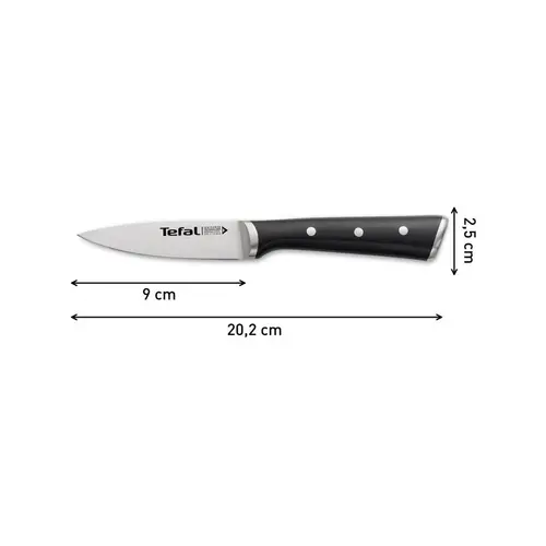 Cuțit, Tefal K2320514, Ingenio Ice Force inox. Cuțit de curățat 9cm - 5