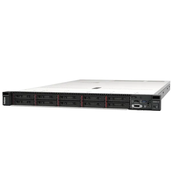 Сървър, Lenovo ThinkSystem SR630 V2, Xeon Silver 4310 (12C 2.1GHz 18MB Cache/120W), 32GB (1x32GB, 3200MHz 2Rx8 RDIMM), 8 SAS/SATA, 940-8i 4G, Broadcom 57416 2 port 10GBASE-T OCP, 1x750W Platinum, 6 Performance Fans, XCC Enterprise, Toolless V2 Rails