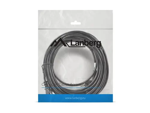 Кабел, Lanberg CEE 7/7 -> IEC 320 C13 power cord 10m VDE, black - image 1