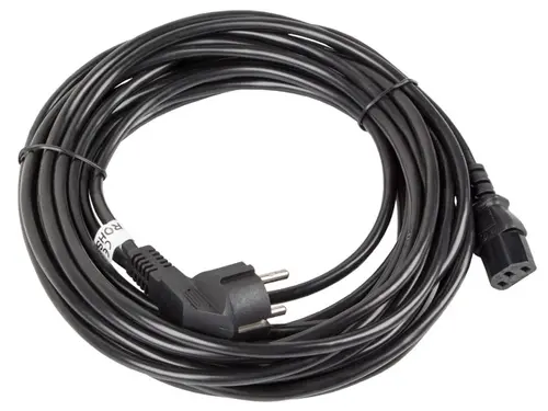 Кабел, Lanberg CEE 7/7 -> IEC 320 C13 power cord 10m VDE, black - image 2