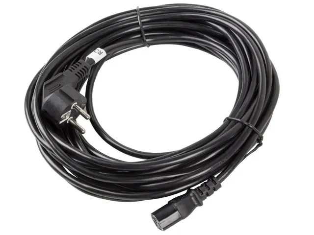 Кабел, Lanberg CEE 7/7 -> IEC 320 C13 power cord 10m VDE, black - image 3