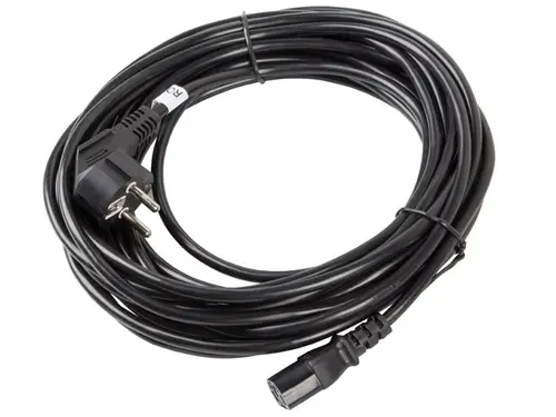 Кабел, Lanberg CEE 7/7 -> IEC 320 C13 power cord 10m VDE, black - image 3
